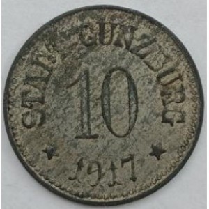 Аверс монеты Германия, 10 пфеннигов, 1917, Цинк, не магнетик