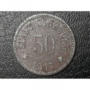 Аверс монеты Германия, 50 пфеннигов, 1917, Железо, магнетик