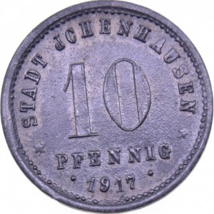 Реверс монеты Германия, 10 пфеннигов, 1917