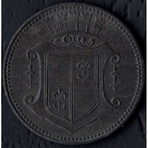 Реверс монеты Германия, 10 пфеннигов, 1920