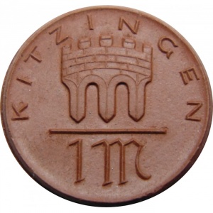 Аверс монеты Германия, 1 марка, 1921, Коричневый цвет