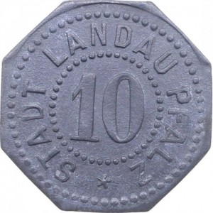Аверс монеты Германия, 10 пфеннигов, 1917, Без даты