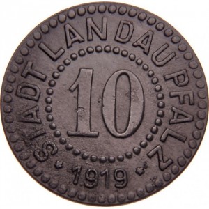 Аверс монеты Германия, 10 пфеннигов, 1919