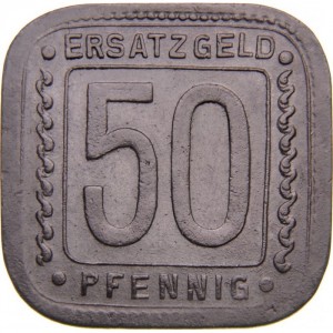 Реверс монеты Германия, 50 пфеннигов, 1918, Частный выпуск - Баденский анилиновый и содовый завод