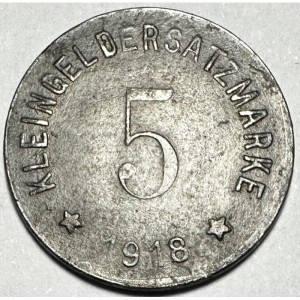 Реверс монеты Германия, 5 пфеннигов, 1918