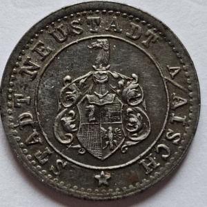 Аверс монеты Германия, 5 пфеннигов, 1917, Железо, магнетик