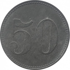 Реверс монеты Германия, 50 пфеннигов, 1917, Частный выпуск - M. Gottschalk
