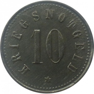 Реверс монеты Германия, 10 пфеннигов, 1917