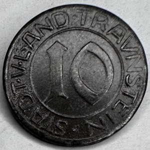 Аверс монеты Германия, 10 пфеннигов, 1918, Гладкий гурт. Железо, магнетик