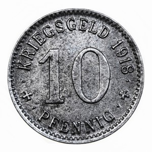 Реверс монеты Германия, 10 пфеннигов, 1918