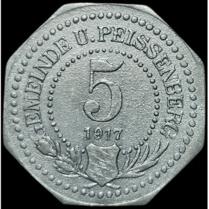 Аверс монеты Германия, 5 пфеннигов, 1917