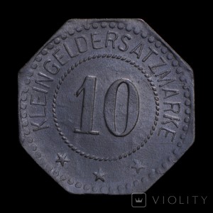 Реверс монеты Германия, 10 пфеннигов, 1917