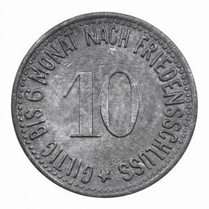Реверс монеты Германия, 10 пфеннигов, 1917
