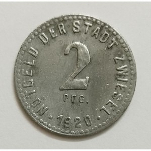 Аверс монеты Германия, 2 пфеннига, 1920