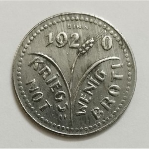 Реверс монеты Германия, 2 пфеннига, 1920