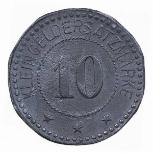 Реверс монеты Германия, 10 пфеннигов, 1917, На аверсе номинал