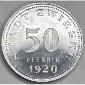 Реверс монеты Германия, 50 пфеннигов, 1920