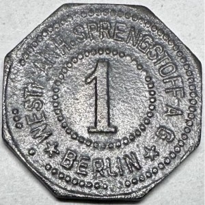 Аверс монеты Германия, 1 пфенниг, 1917, Частный выпуск - Производство взрывчатых веществ