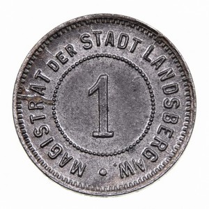 Аверс монеты Германия, 1 пфенниг, 1917, Железо, магнетик