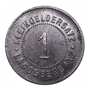 Реверс монеты Германия, 1 пфенниг, 1917, Железо, магнетик