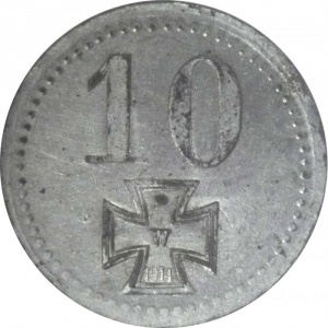 Реверс монеты Германия, 10 пфеннигов, 1917