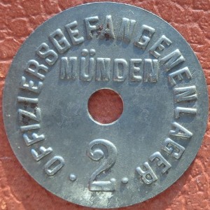 Аверс монеты Германия, 2 пфеннига, 1914, Лагерь для военнопленных офицеров