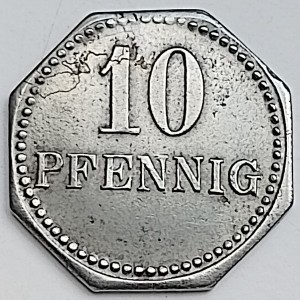 Реверс монеты Германия, 10 пфеннигов, 1918