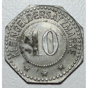 Реверс монеты Германия, 10 пфеннигов, 1918