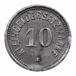 Реверс монеты Германия, 10 пфеннигов, 1918, Железо, магнетик