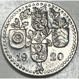 Реверс монеты Германия, 5 пфеннигов, 1920