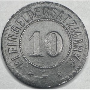 Реверс монеты Германия, 10 пфеннигов, 1918, Железо, магнетик