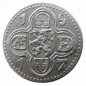 Реверс монеты Германия, 5 пфеннигов, 1917