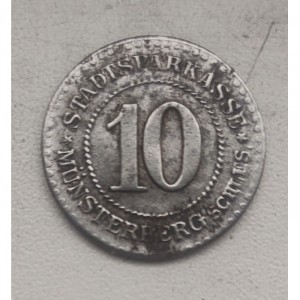Реверс монеты Германия, 10 пфеннигов, 1919