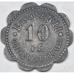 Реверс монеты Германия, 10 пфеннигов, 1920
