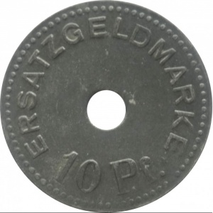 Реверс монеты Германия, 10 пфеннигов, 1917