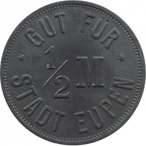 Аверс монеты Германия, ½ марки, 1917