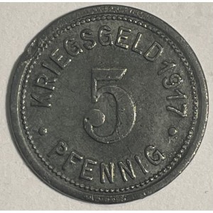 Реверс монеты Германия, 5 пфеннигов, 1917