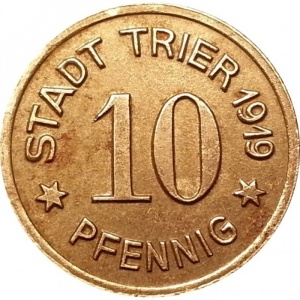 Аверс монеты Германия, 10 пфеннигов, 1919