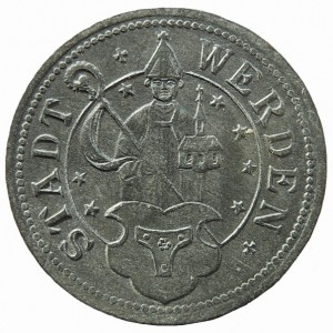 Аверс монеты Германия, 10 пфеннигов, 1917, Цинк, не магнетик
