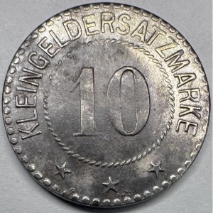 Реверс монеты Германия, 10 пфеннигов, 1917