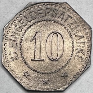Реверс монеты Германия, 10 пфеннигов, 1917, Частный выпуск - Автомобильный завод