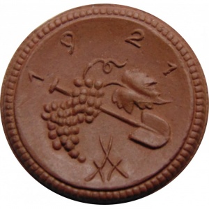 Реверс монеты Германия, 50 пфеннигов, 1921, Sachsen