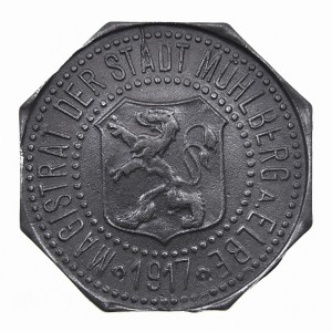 Аверс монеты Германия, 50 пфеннигов, 1917, Цинк, не магнетик
