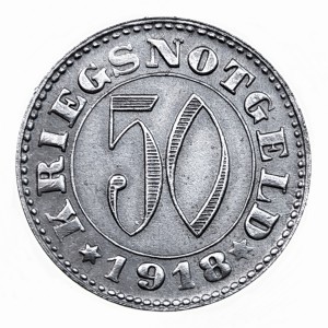 Реверс монеты Германия, 50 пфеннигов, 1918