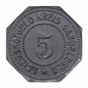 Аверс монеты Германия, 5 пфеннигов, 1917, Цинк, не магнетик