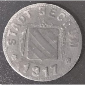 Аверс монеты Германия, 5 пфеннигов, 1917, Без отверстия
