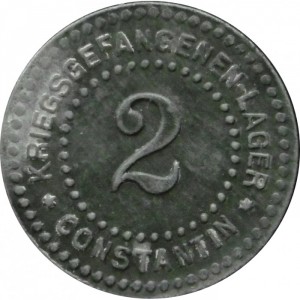 Аверс монеты Германия, 2 пфеннига, 1914, Лагерь для военнопленных
