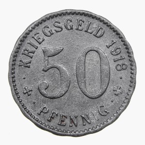 Реверс монеты Германия, 50 пфеннигов, 1918
