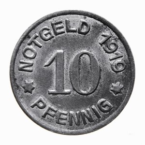 Реверс монеты Германия, 10 пфеннигов, 1919