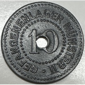 Аверс монеты Германия, 10 пфеннигов, 1914, Тюремный лагерь Мюнстер II